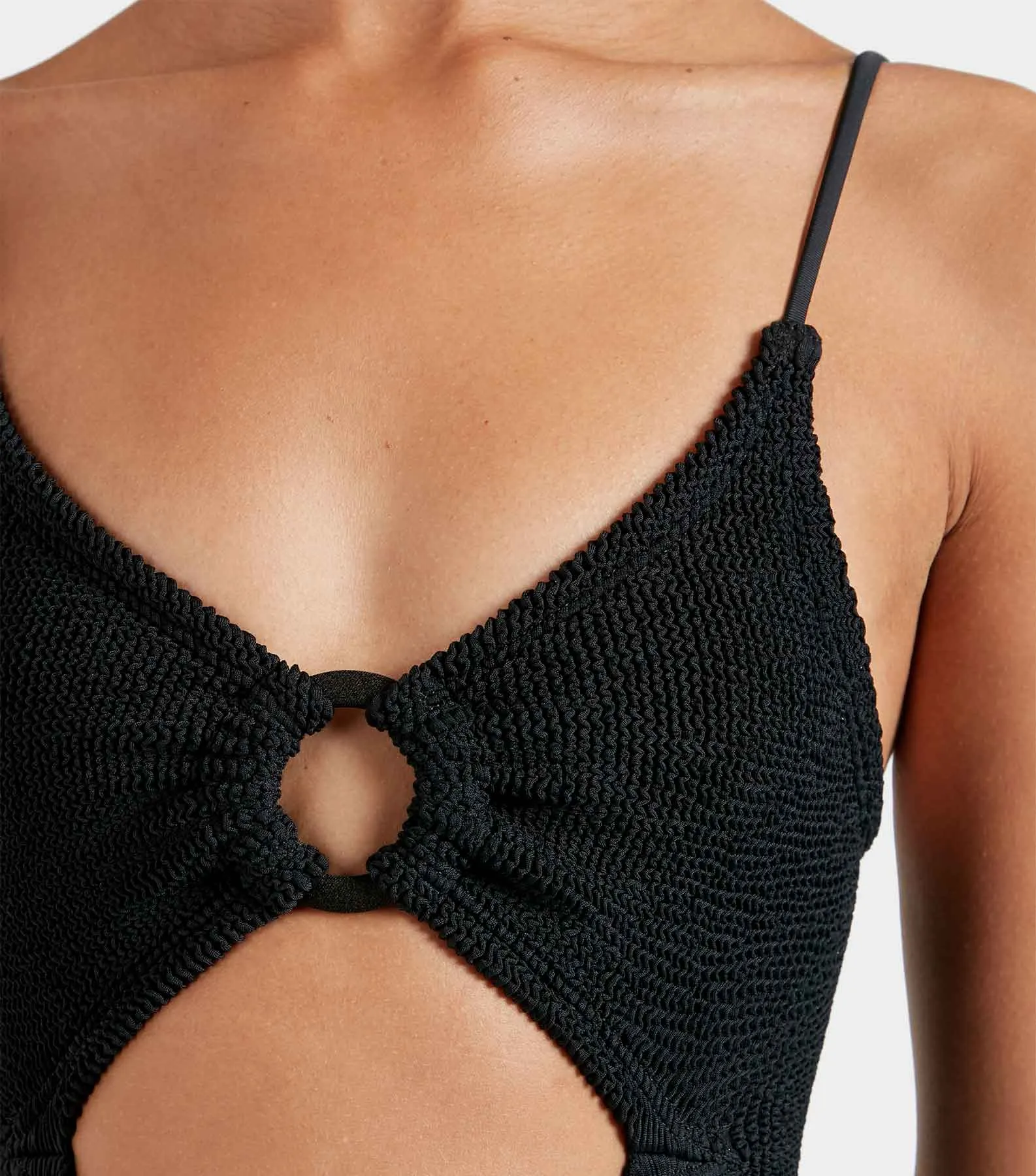 Crystal Swim With Tonal Hoops - Black sold by Hunza G product image thumbnail 4