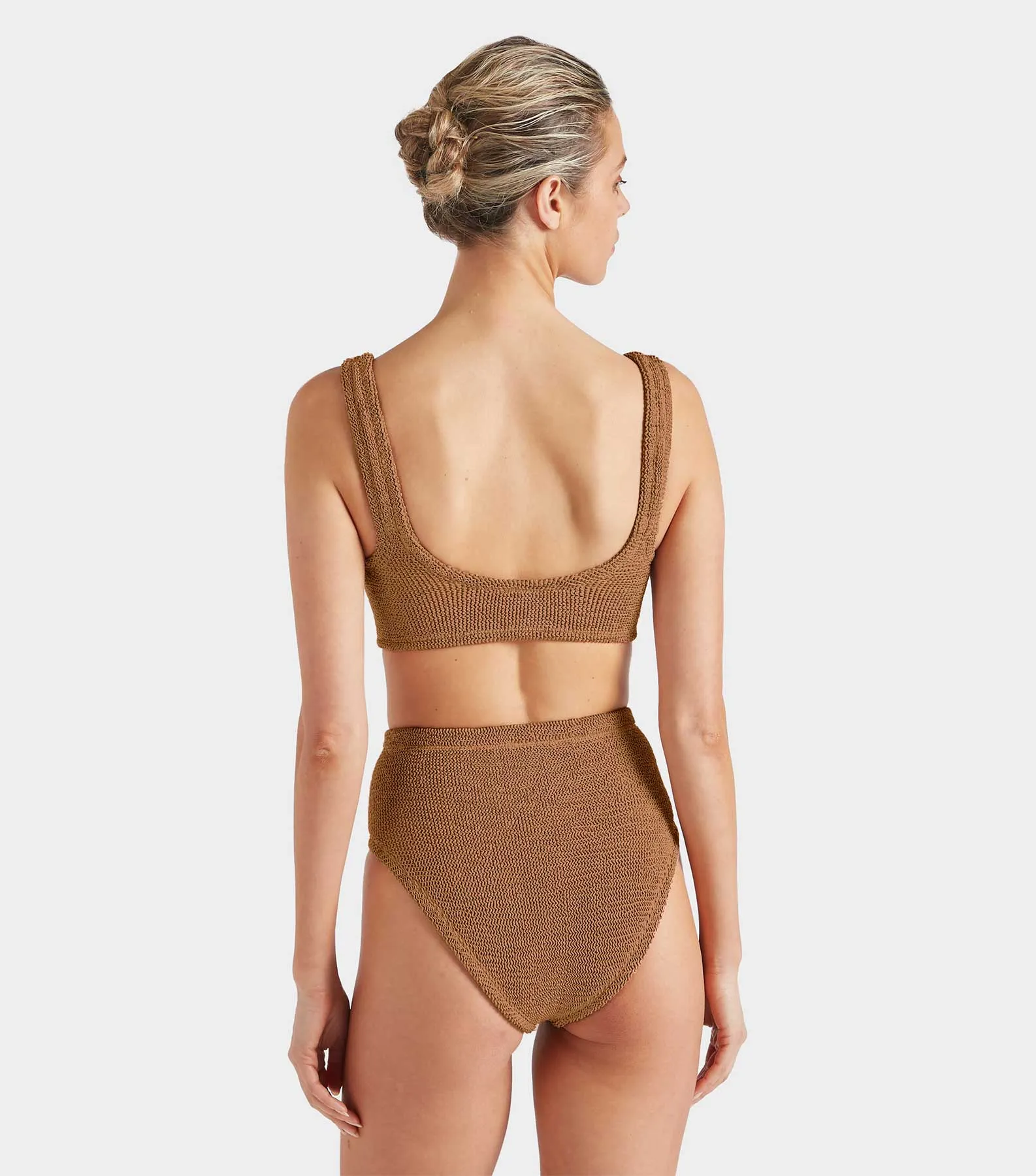 Nadine Bikini - Metallic Cocoa sold by Hunza G product image thumbnail 3