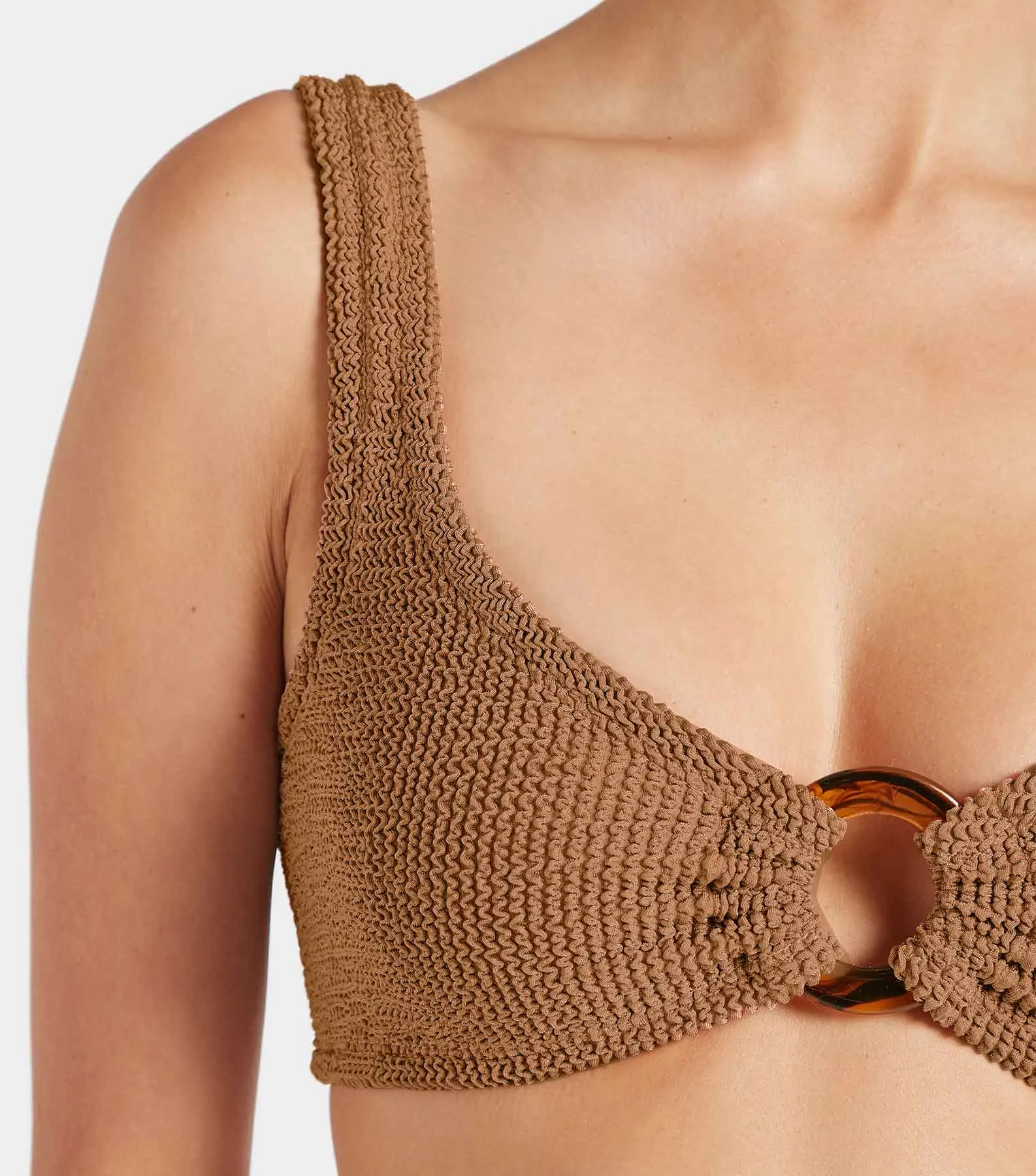 Nadine Bikini - Metallic Cocoa sold by Hunza G product image thumbnail 4