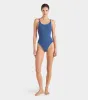 Camille Swim - Metallic Denim sold by Hunza G