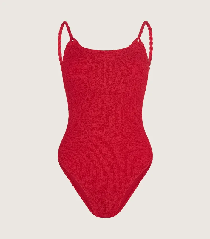 Camille Swim - Red sold by Hunza G