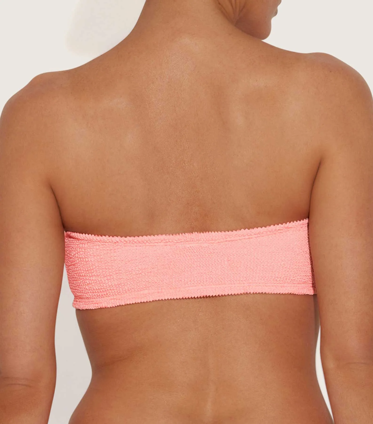 Bandeau Bikini Top - Peach sold by Hunza G product image thumbnail 3