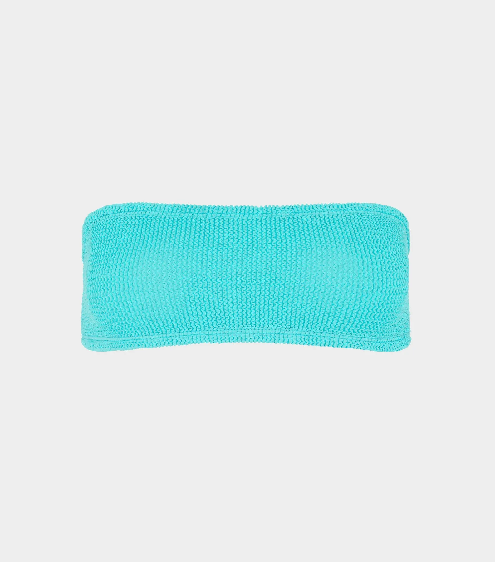 Bandeau Bikini Top - Aqua sold by Hunza G