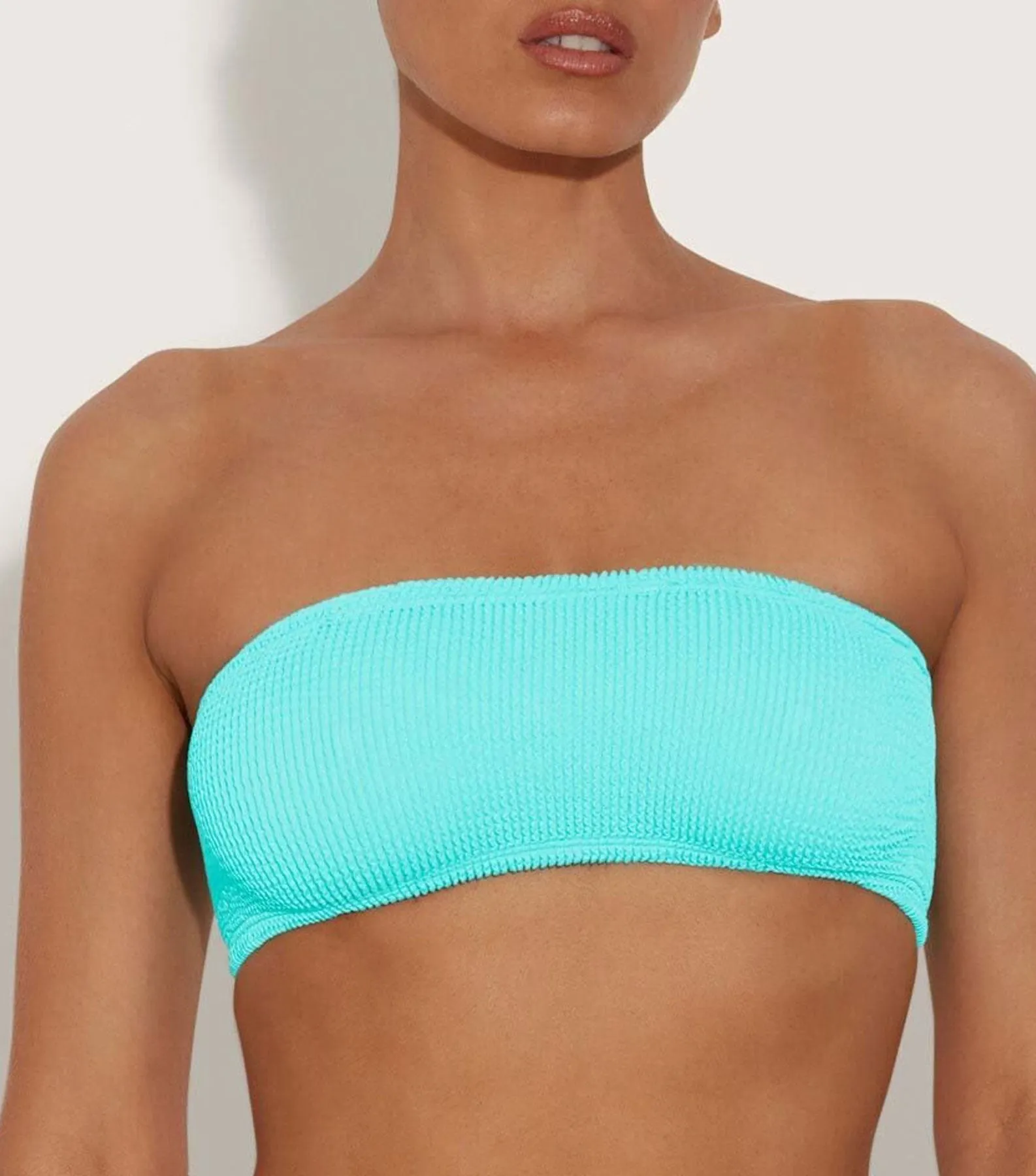 Bandeau Bikini Top - Aqua sold by Hunza G product image thumbnail 2