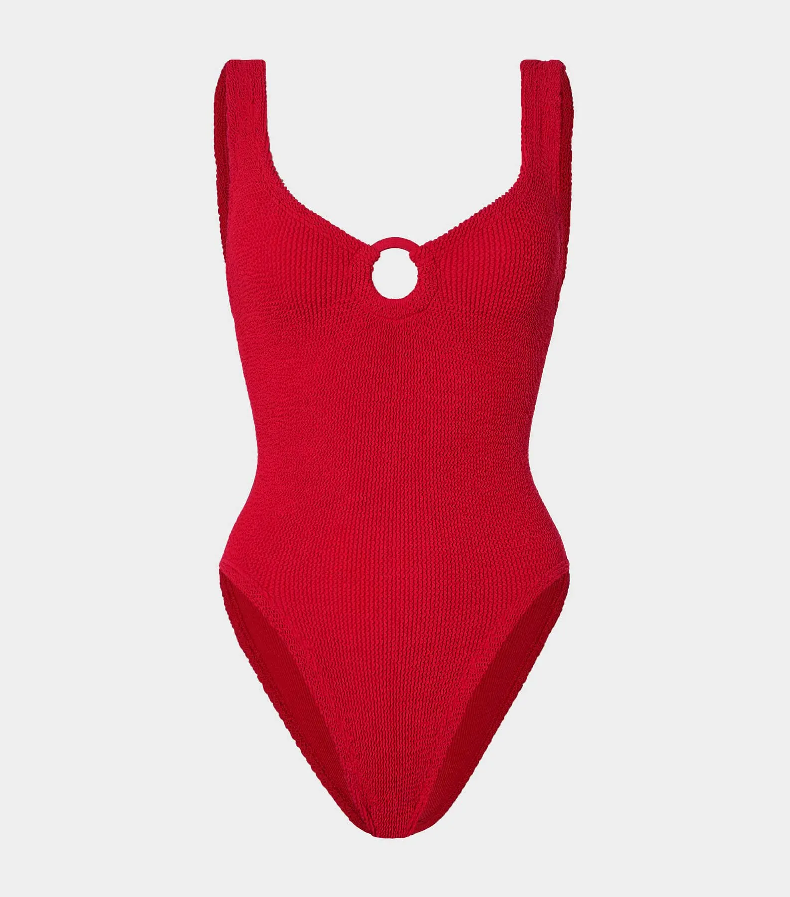Celine Swim With Tonal Hoops - Red sold by Hunza G