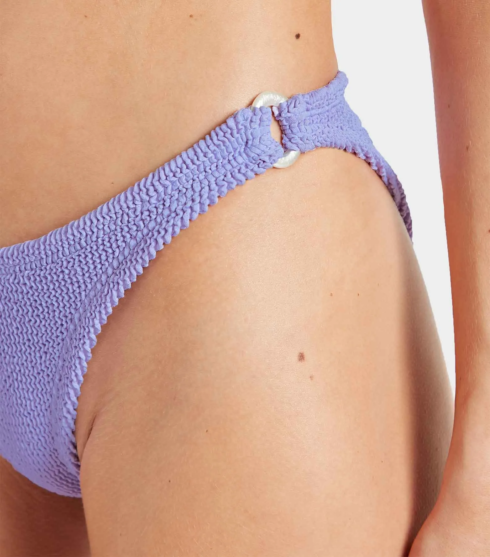 Misty Bikini With Pearly Hoop - Lilac sold by Hunza G product image thumbnail 4