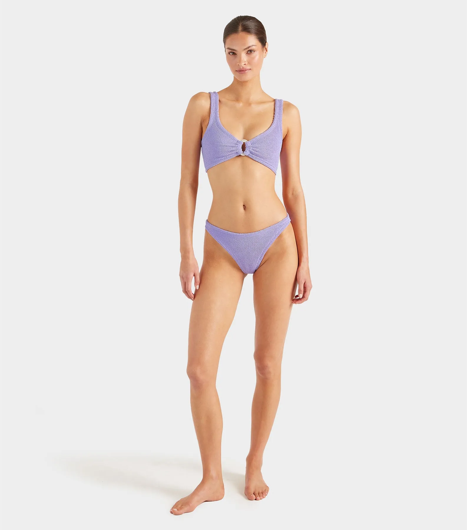 Julia Bikini With Pearly Hoop - Lilac sold by Hunza G product image thumbnail 2