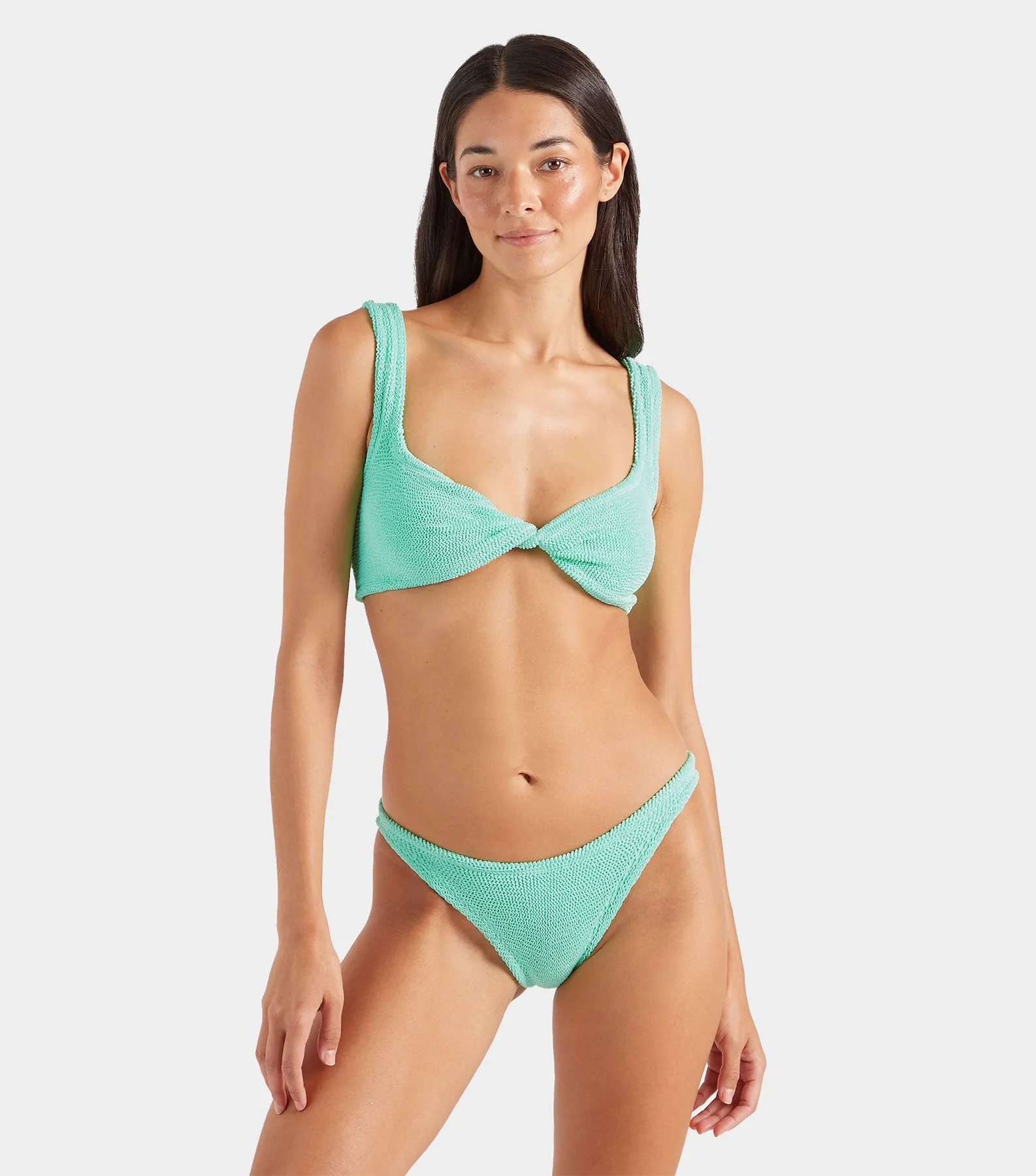 Juno Bikini - Metallic Mint sold by Hunza G product image thumbnail 2