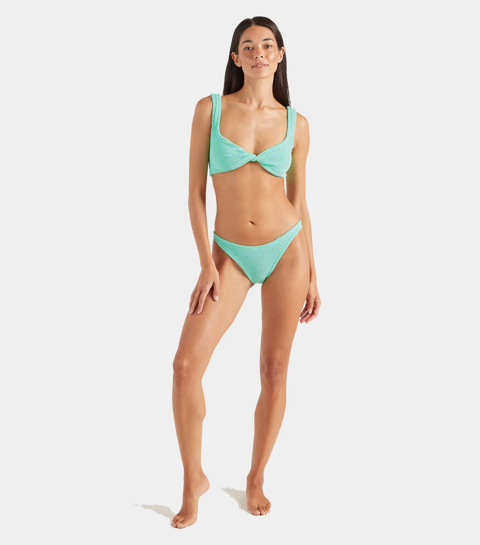 Juno Bikini - Metallic Mint sold by Hunza G product image thumbnail 5