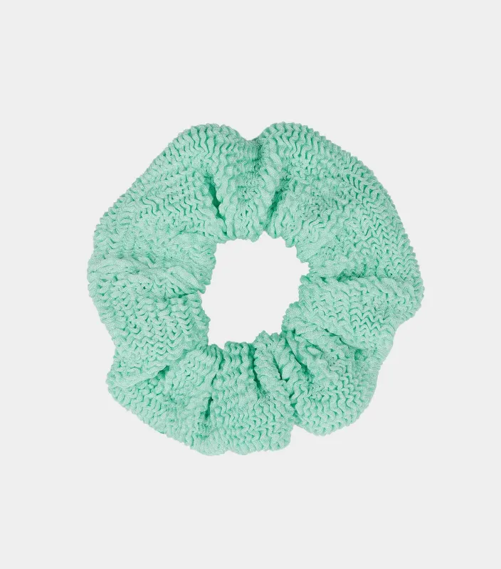 Scrunchie - Metallic Mint sold by Hunza G