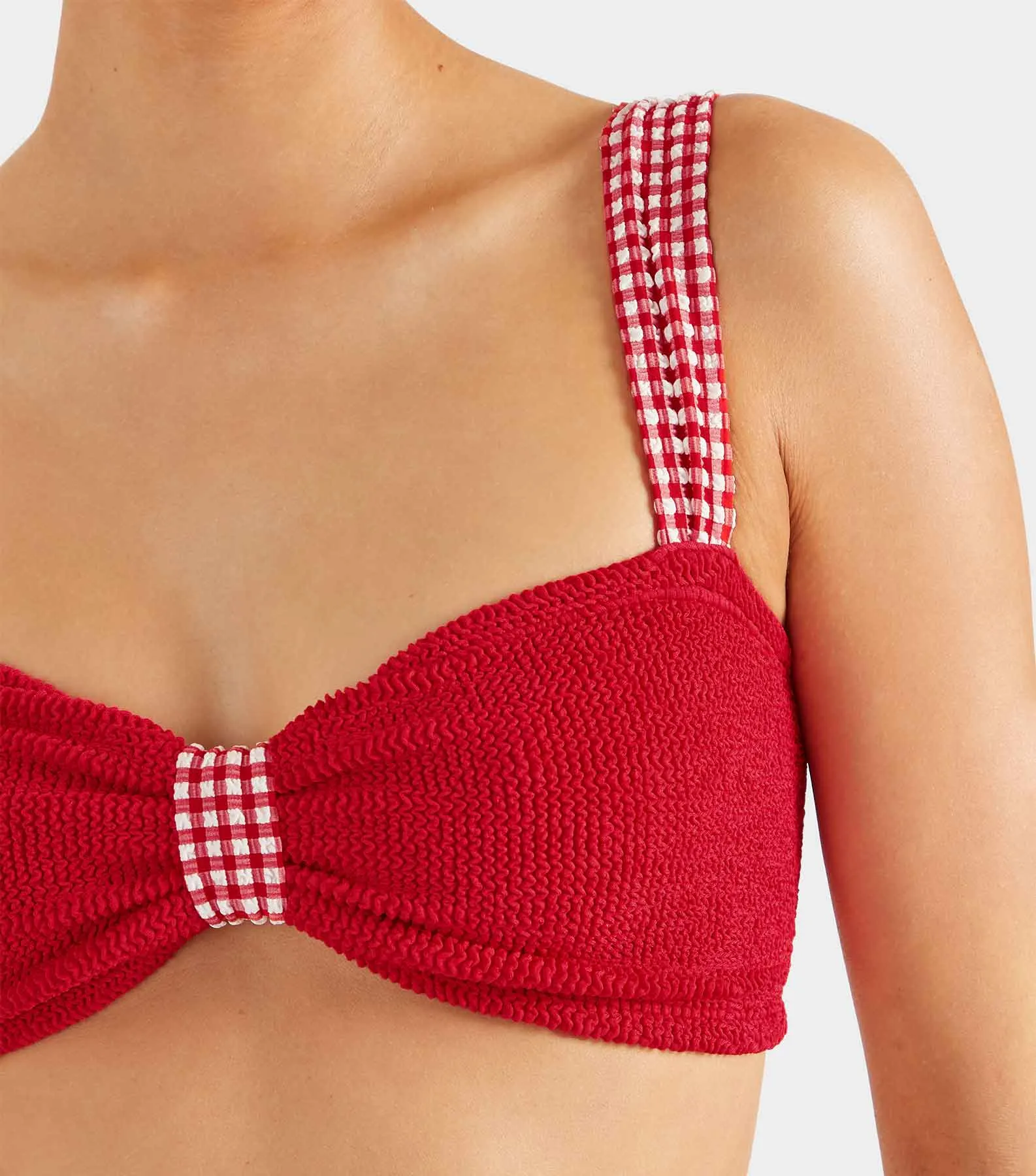 Loretta Bikini - Red Gingham sold by Hunza G product image thumbnail 4