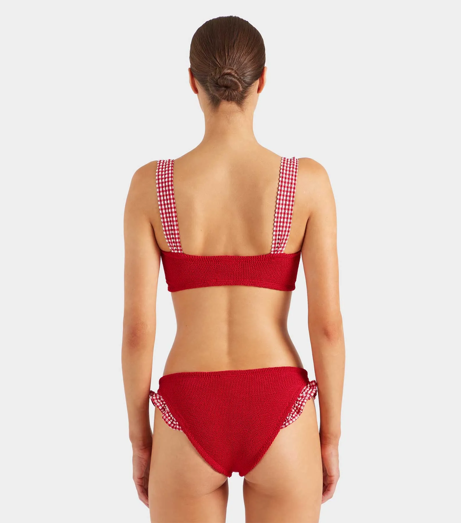 Loretta Bikini - Red Gingham sold by Hunza G product image thumbnail 3