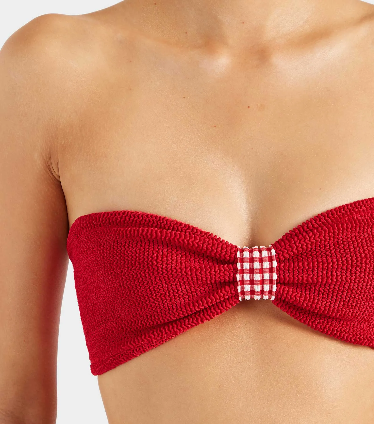 Jean Bikini - Red Gingham sold by Hunza G product image thumbnail 5