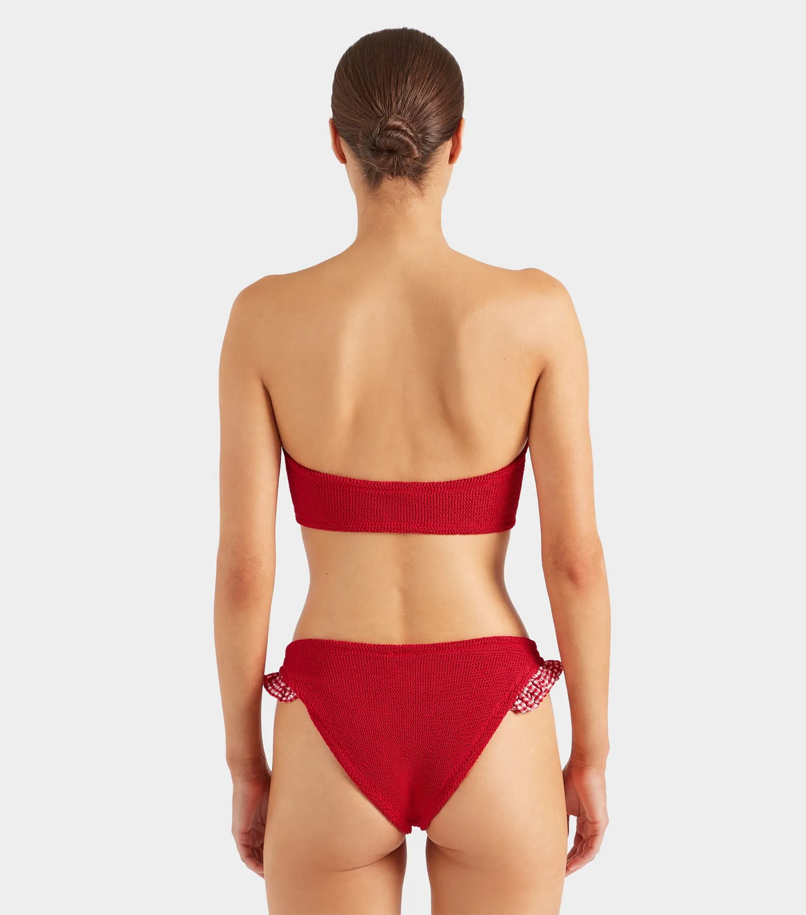 Jean Bikini - Red Gingham sold by Hunza G product image thumbnail 4