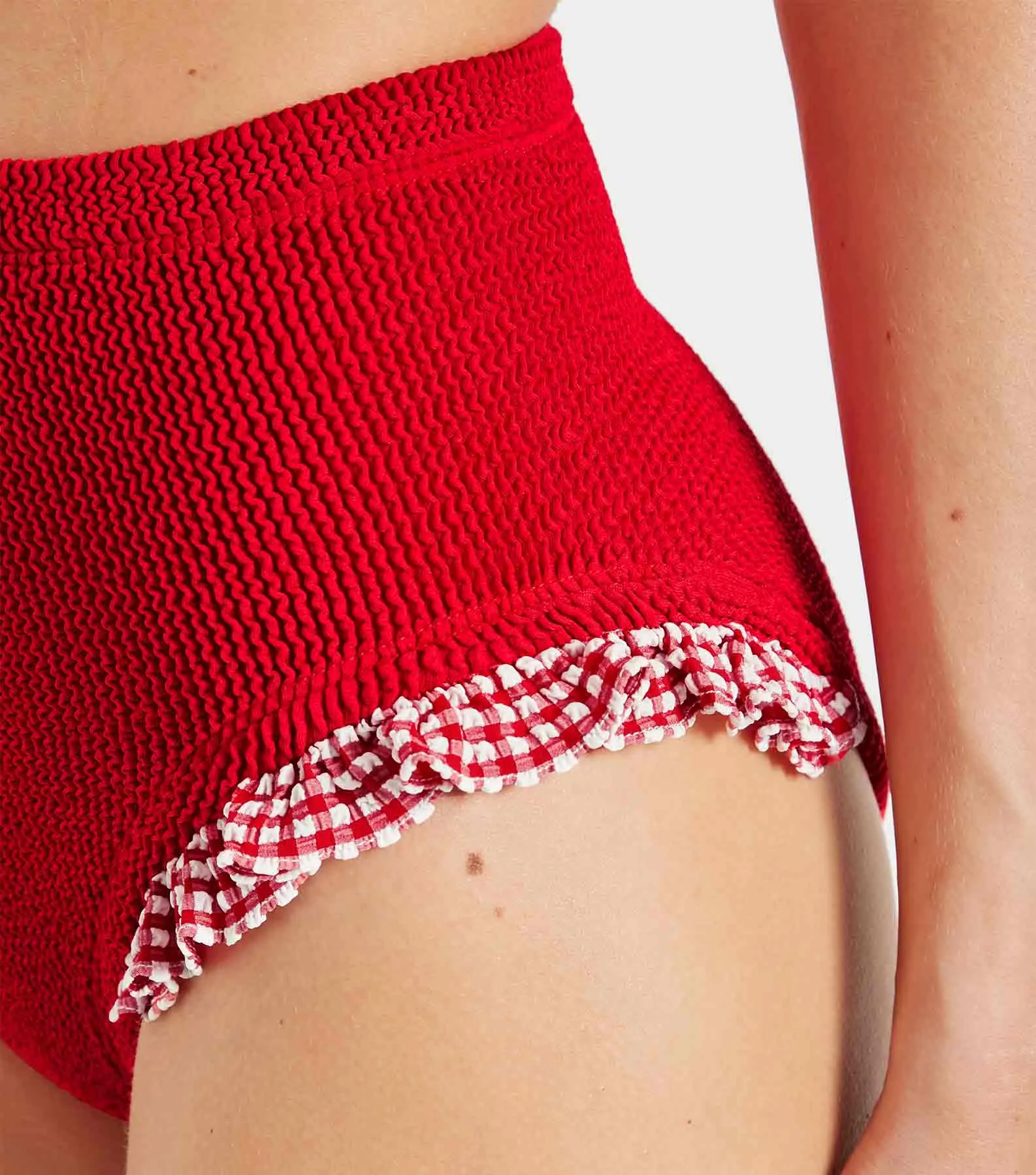 Peggy Bikini - Red Gingham sold by Hunza G product image thumbnail 5