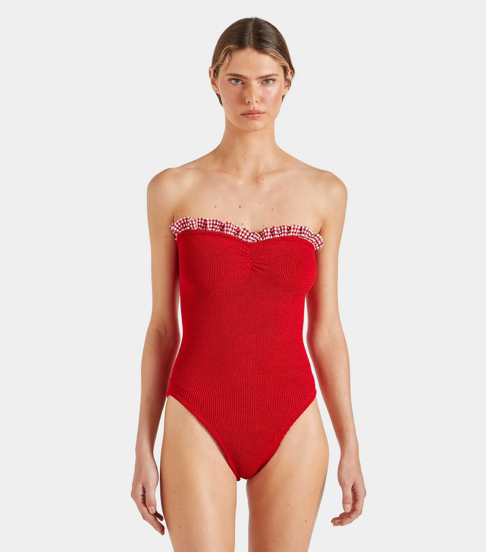 Dolly Swim - Red Gingham sold by Hunza G product image thumbnail 2