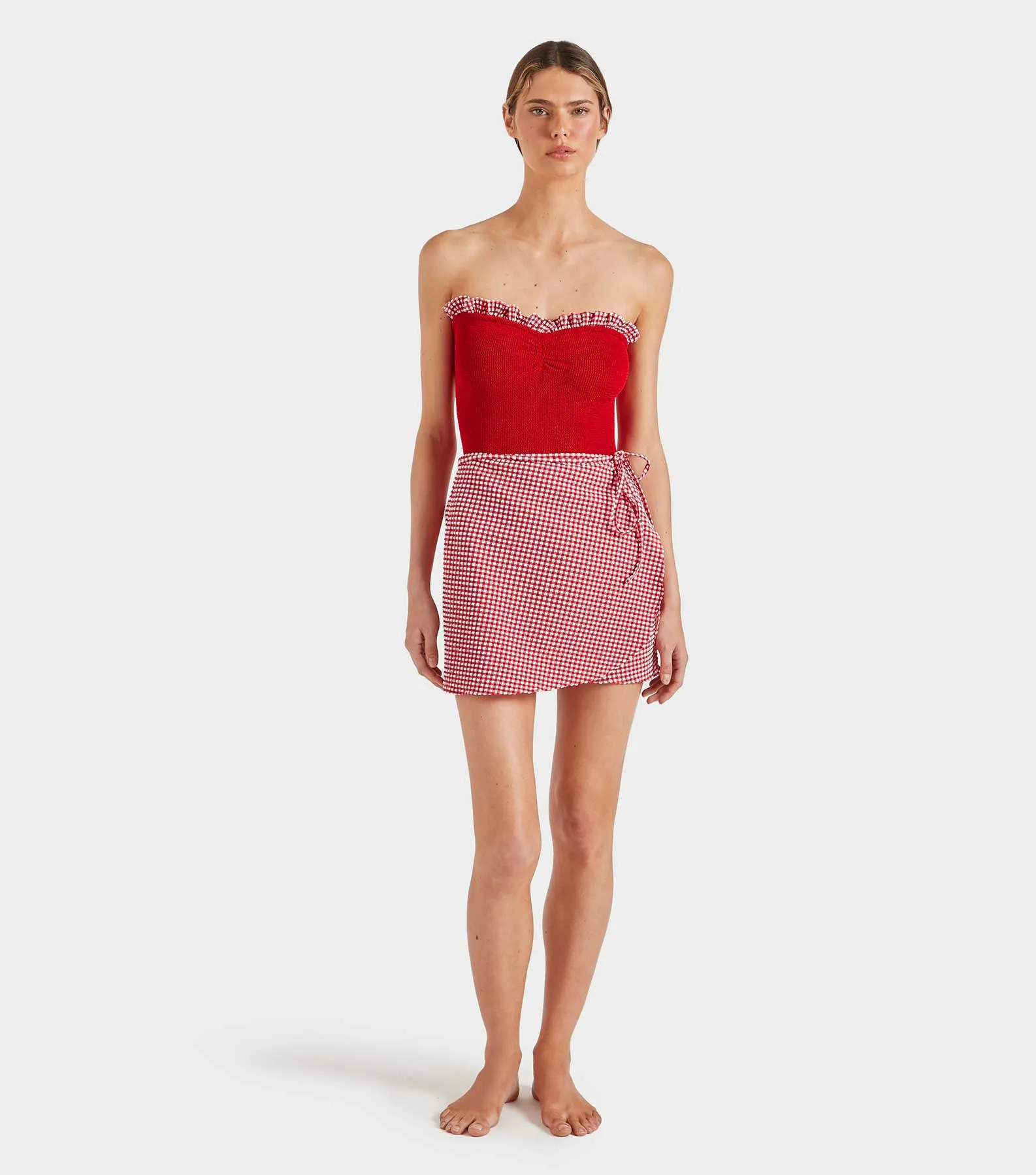 Dolly Swim - Red Gingham sold by Hunza G product image thumbnail 5