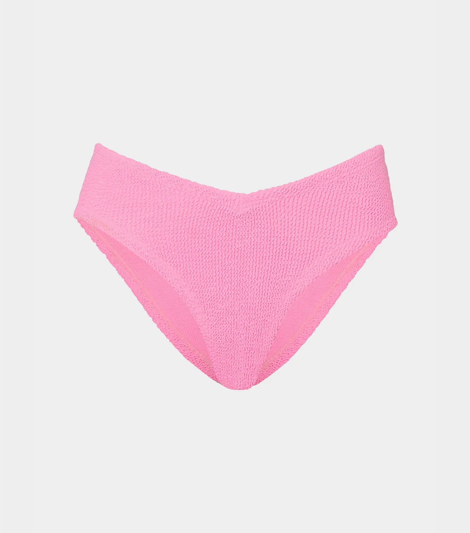 V Waist Bikini Bottom - Bubblegum sold by Hunza G