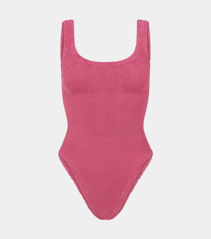 Square Neck Swim - Candy Pink sold by Hunza G