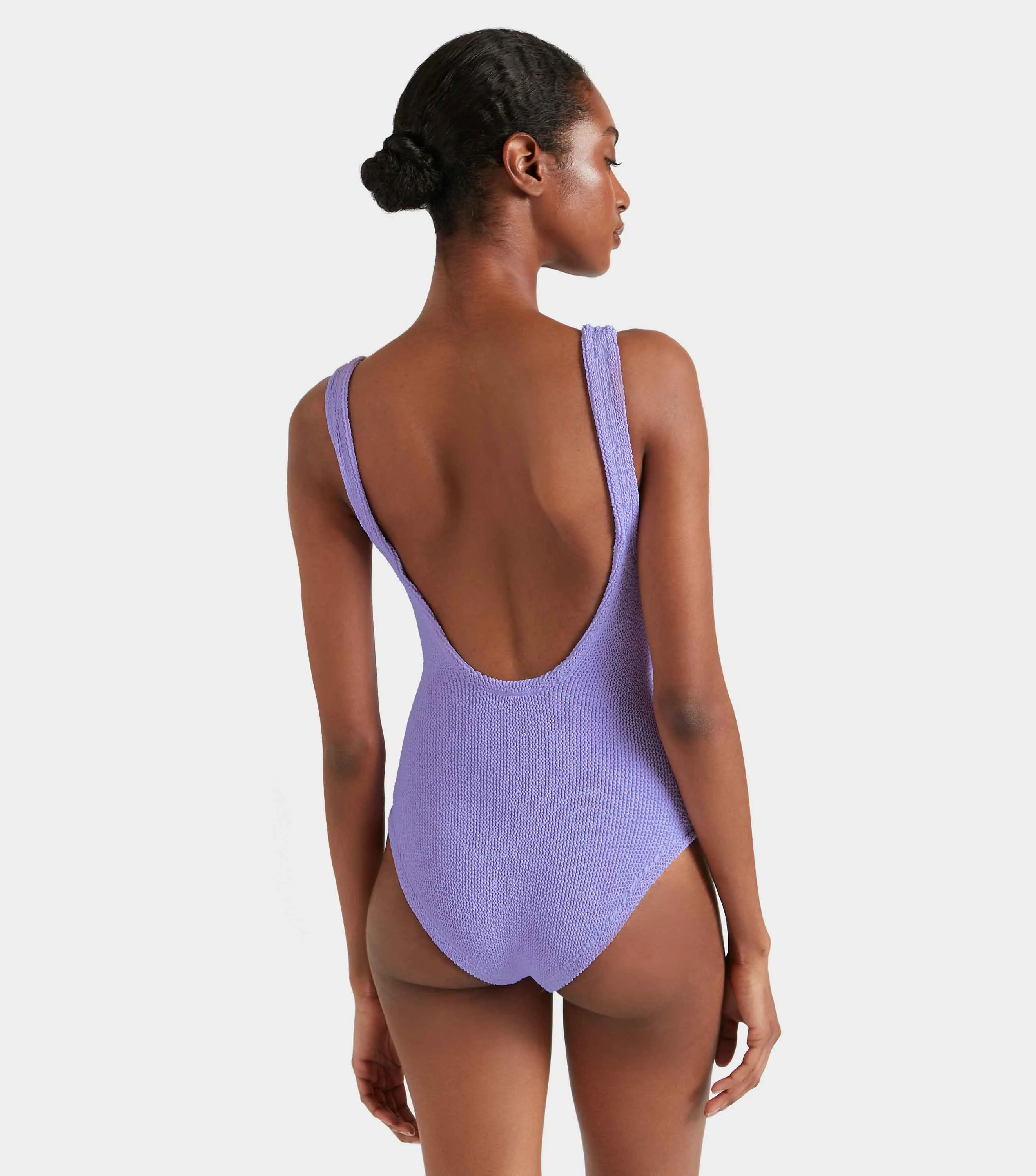 Coverage Square Neck Swim - Lilac sold by Hunza G product image thumbnail 4