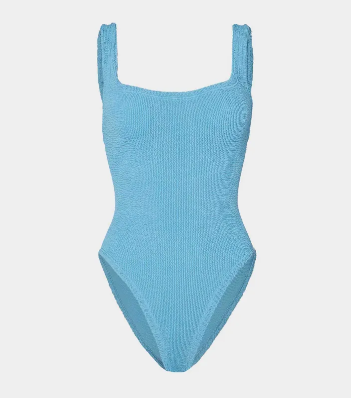 Square Neck Swim - Sky Blue sold by Hunza G