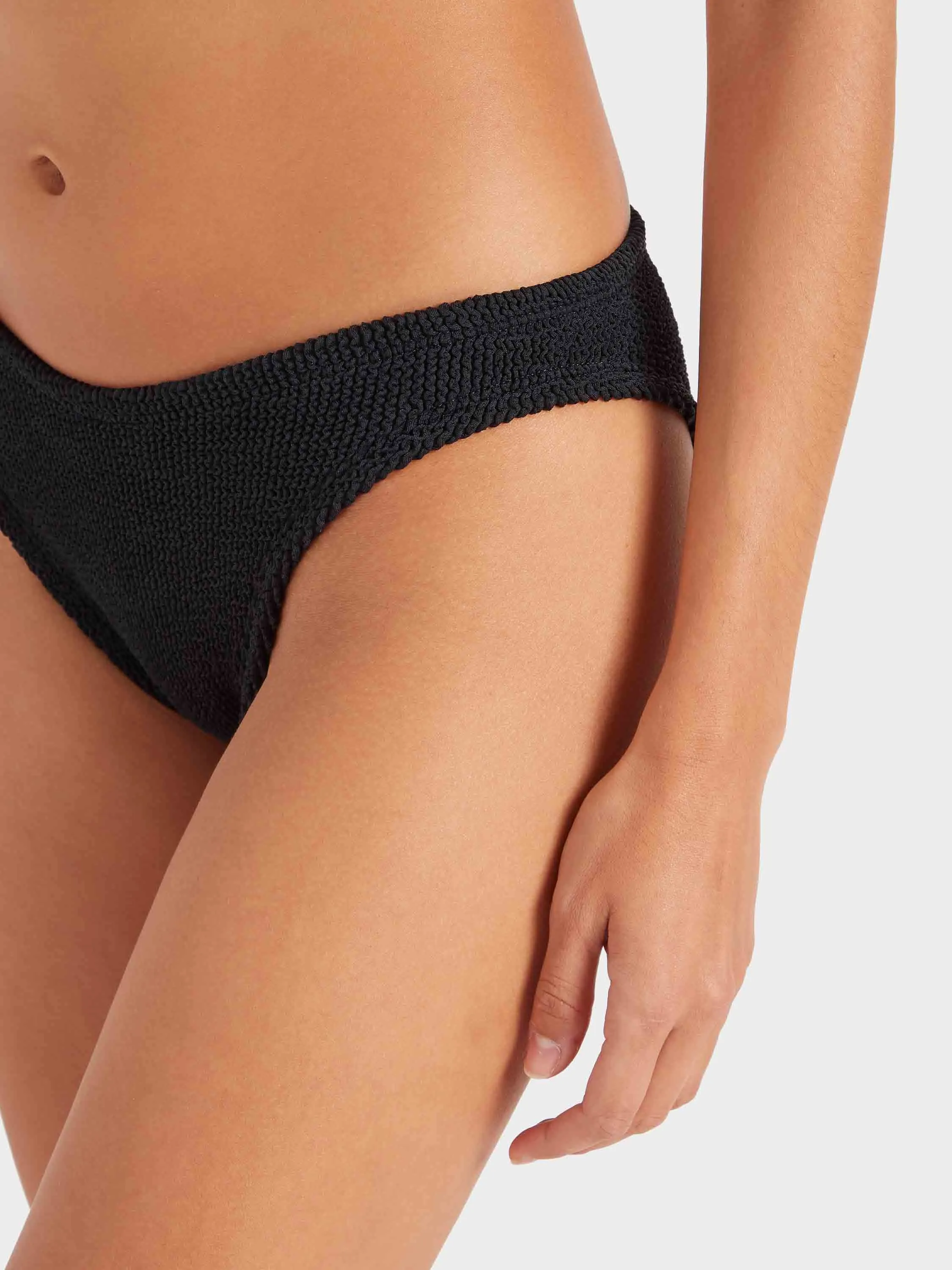 Tessa Eyelet Bikini - Black/Gold sold by Hunza G product image thumbnail 5