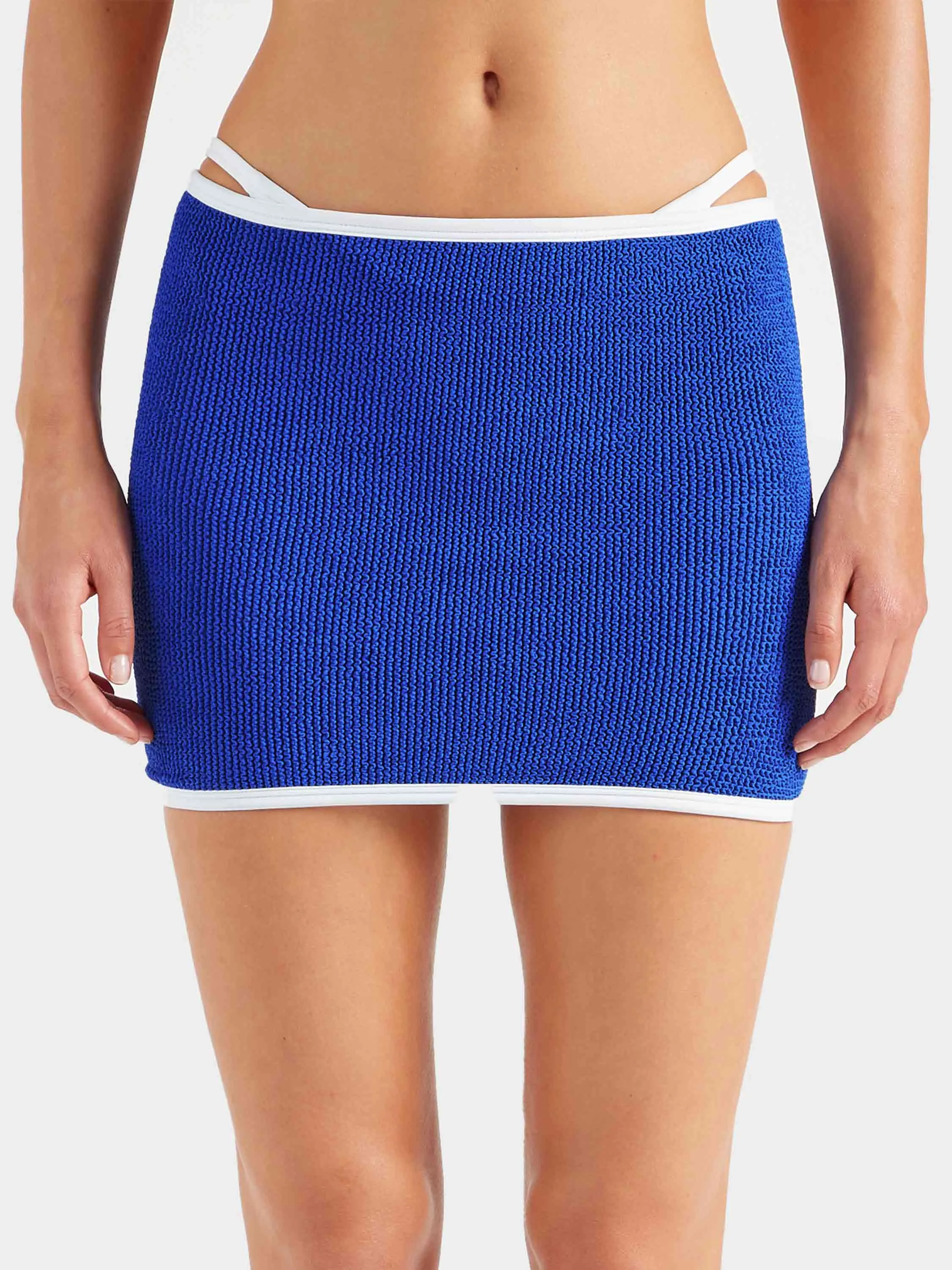 Devyn Swimskirt/Tube Top - Royal Blue/White sold by Hunza G product image thumbnail 3
