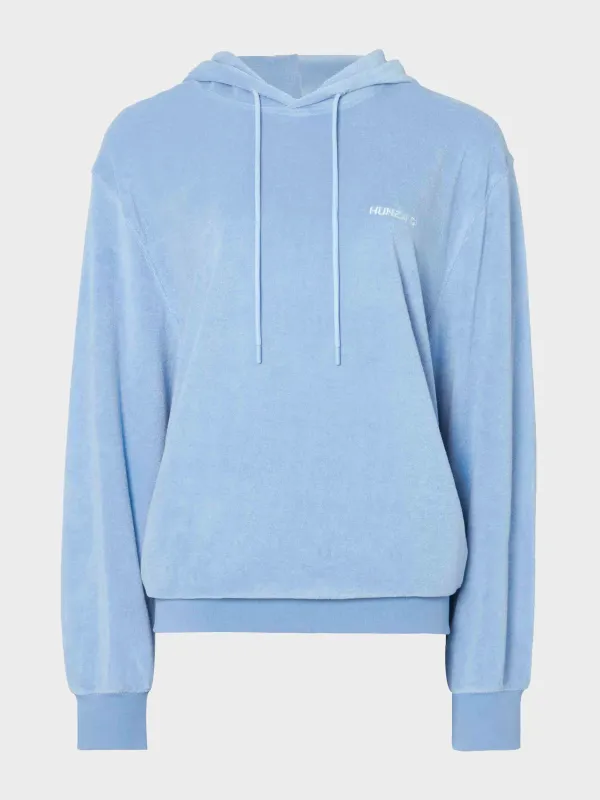 Terry Towelling Hoodie - Cornflower sold by Hunza G