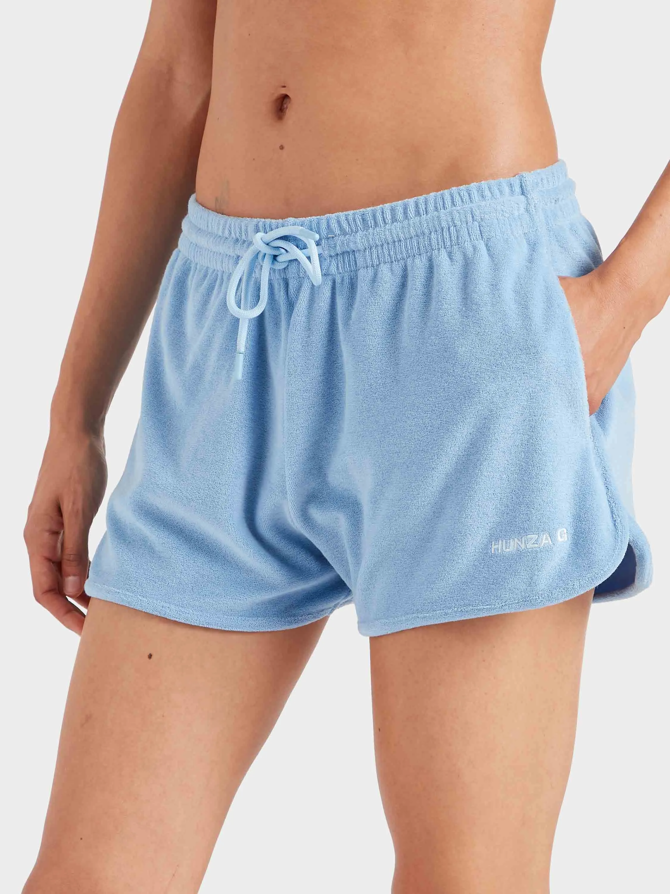 Terry Towelling Short - Cornflower sold by Hunza G product image thumbnail 2