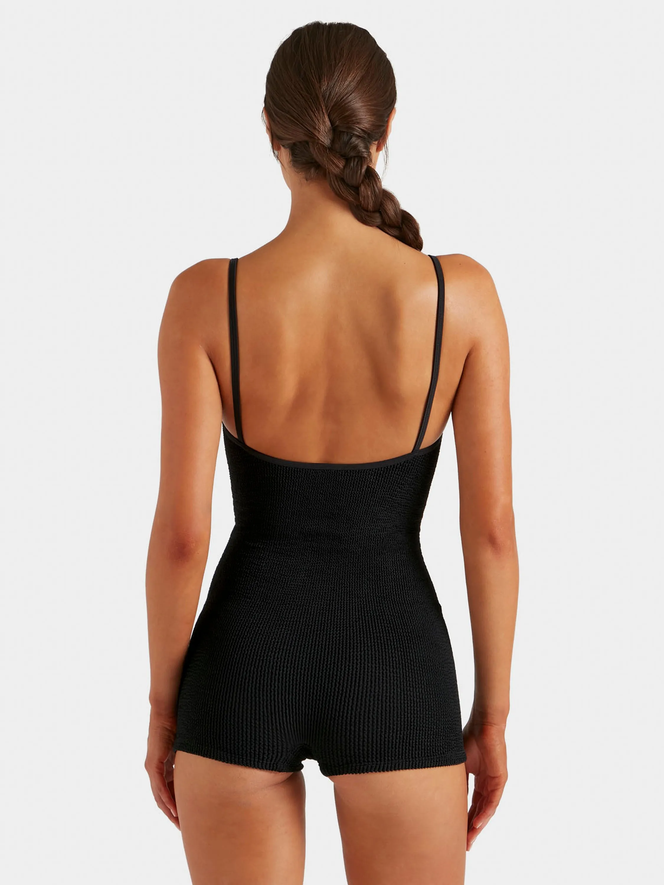 Pamela Romper - Black sold by Hunza G product image thumbnail 3
