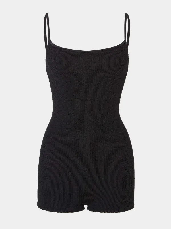 Pamela Romper - Black made by Hunza G