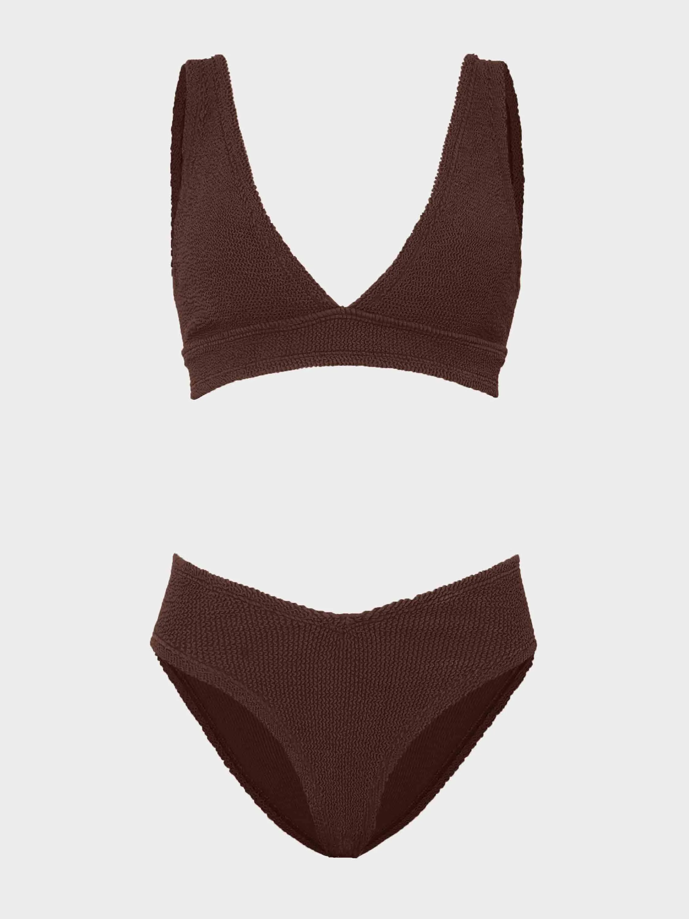Angel Bikini - Metallic Chocolate sold by Hunza G