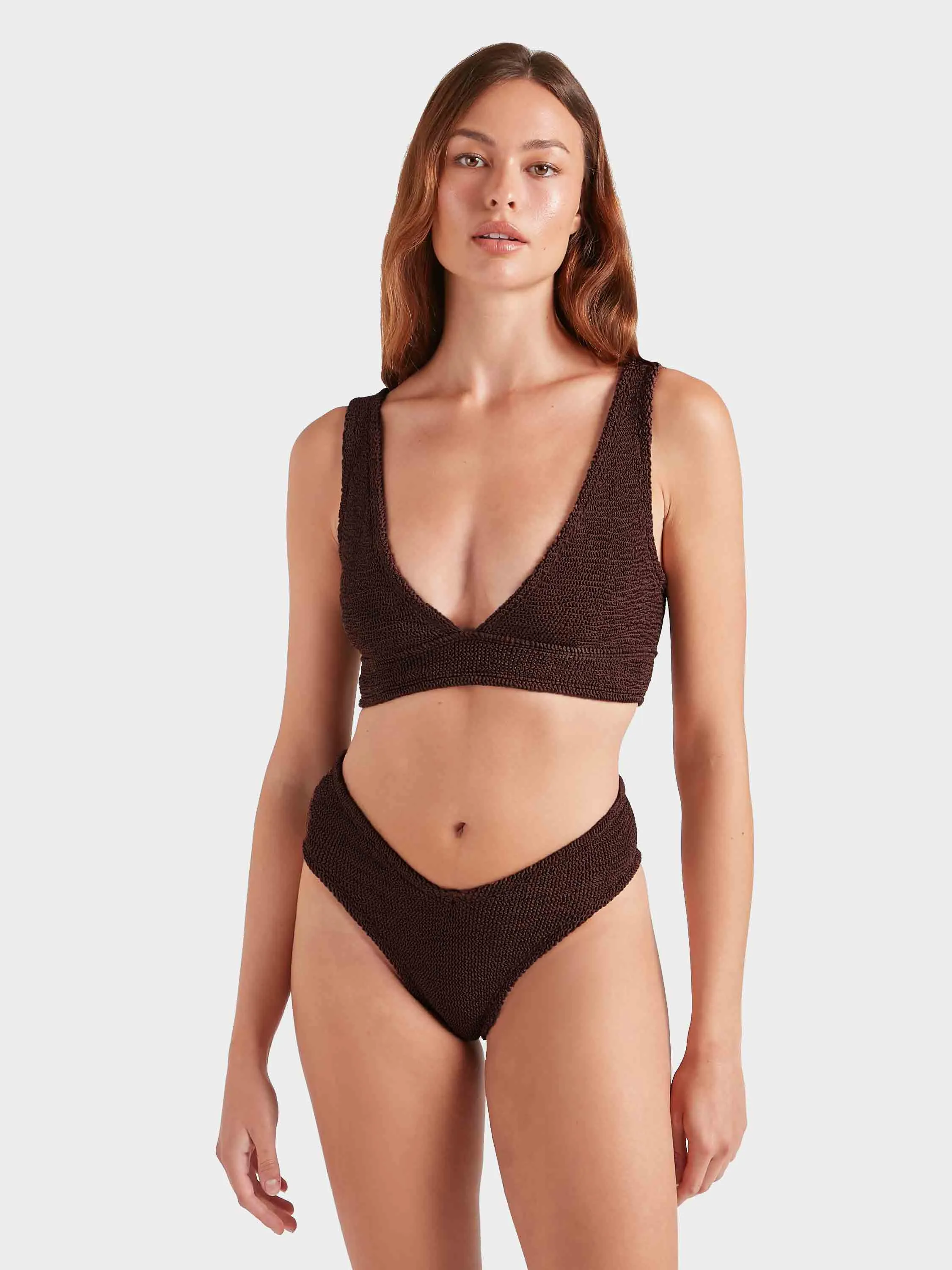 Angel Bikini - Metallic Chocolate sold by Hunza G product image thumbnail 2
