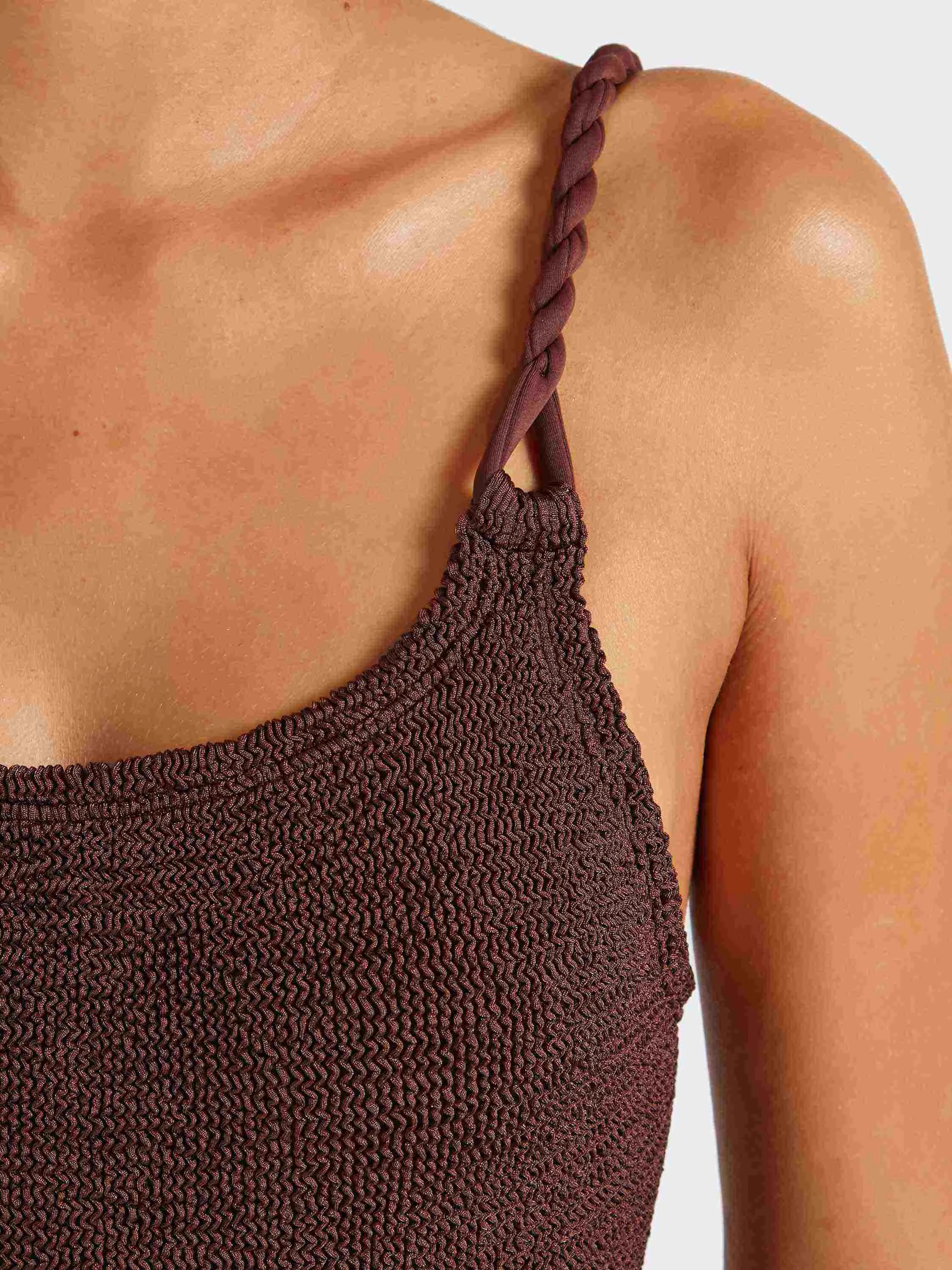 Camille Swim - Metallic Chocolate sold by Hunza G product image thumbnail 3