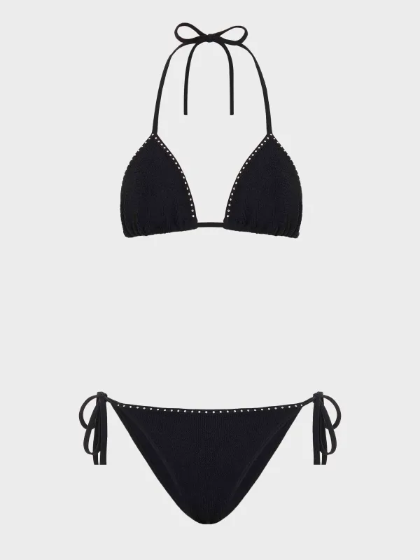 Gina Swarovski® Bikini - Black made by Hunza G