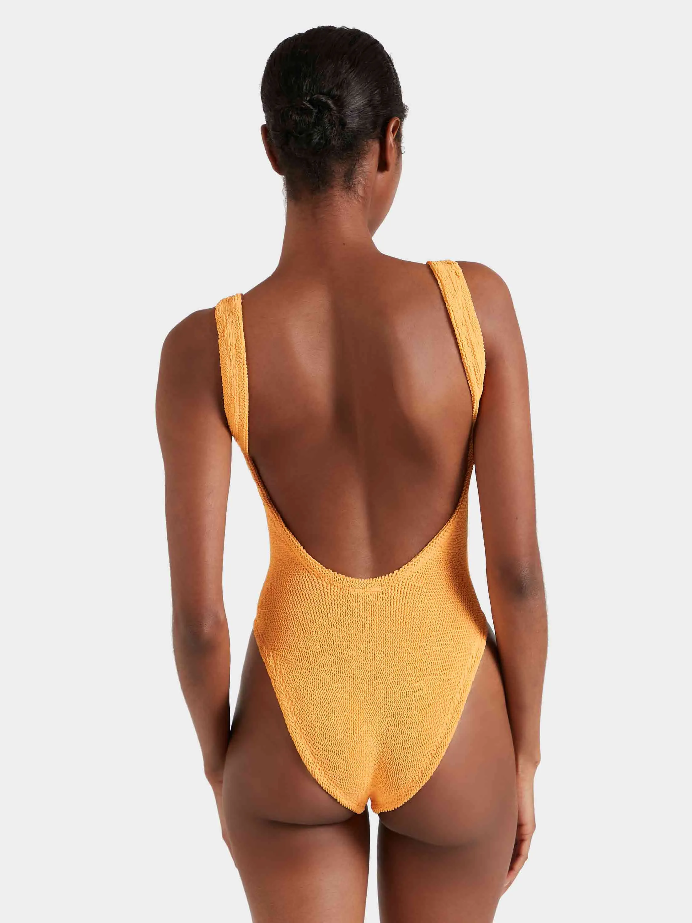 Square Neck Swim - Mango Sorbet sold by Hunza G product image thumbnail 3