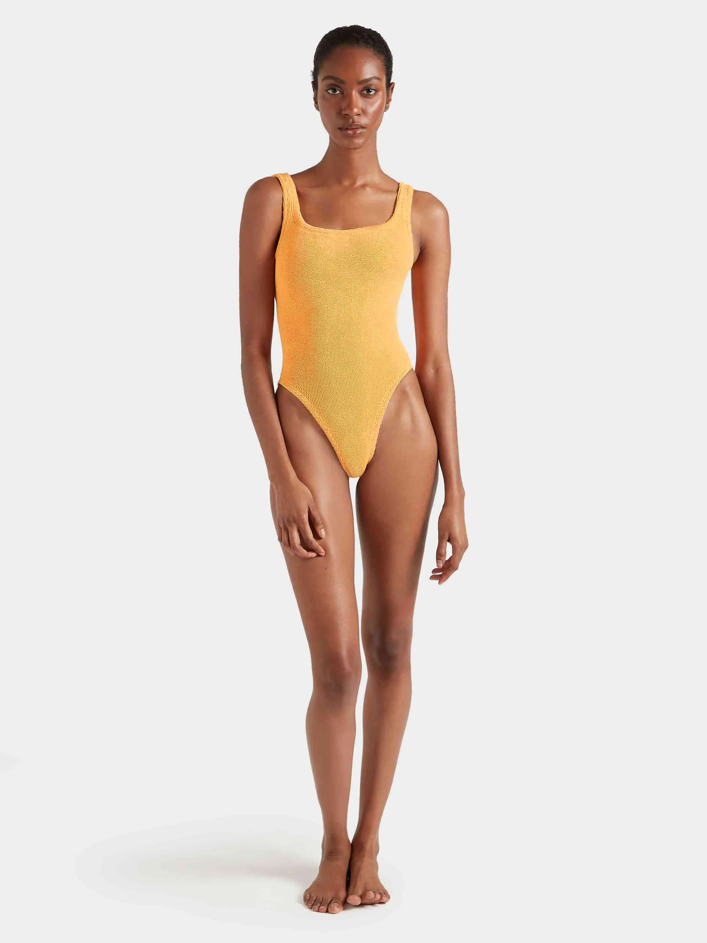 Square Neck Swim - Mango Sorbet sold by Hunza G product image thumbnail 4