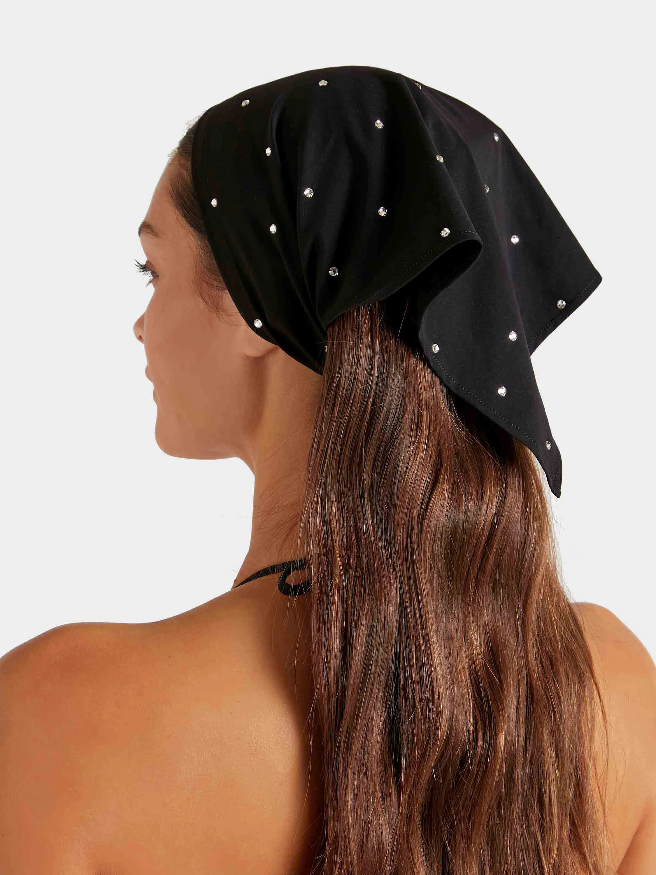 Sofia Swarovski® UPF 50+ Headscarf - Black sold by Hunza G product image thumbnail 2