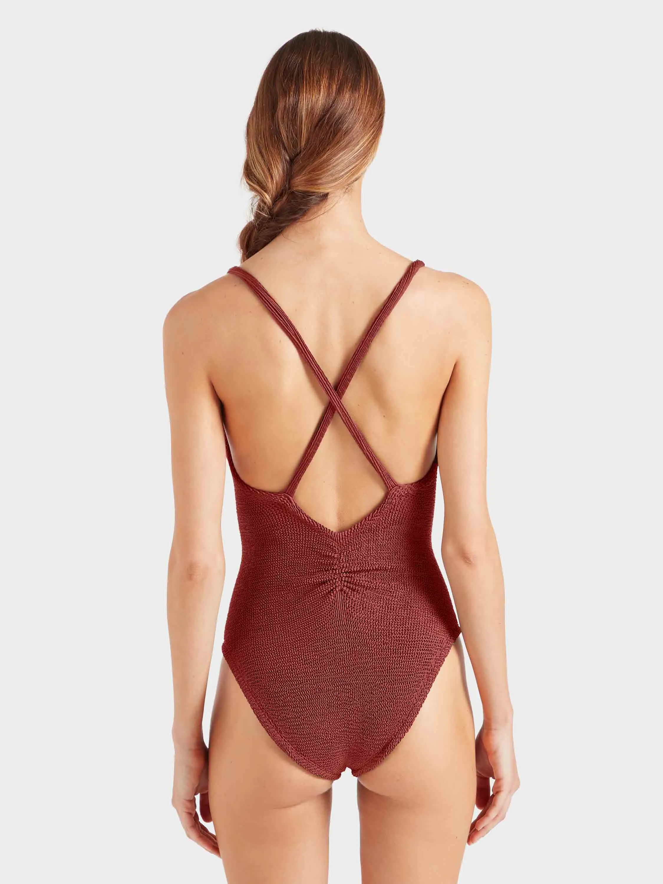Bette Swim - Metallic Rosewood sold by Hunza G product image thumbnail 3