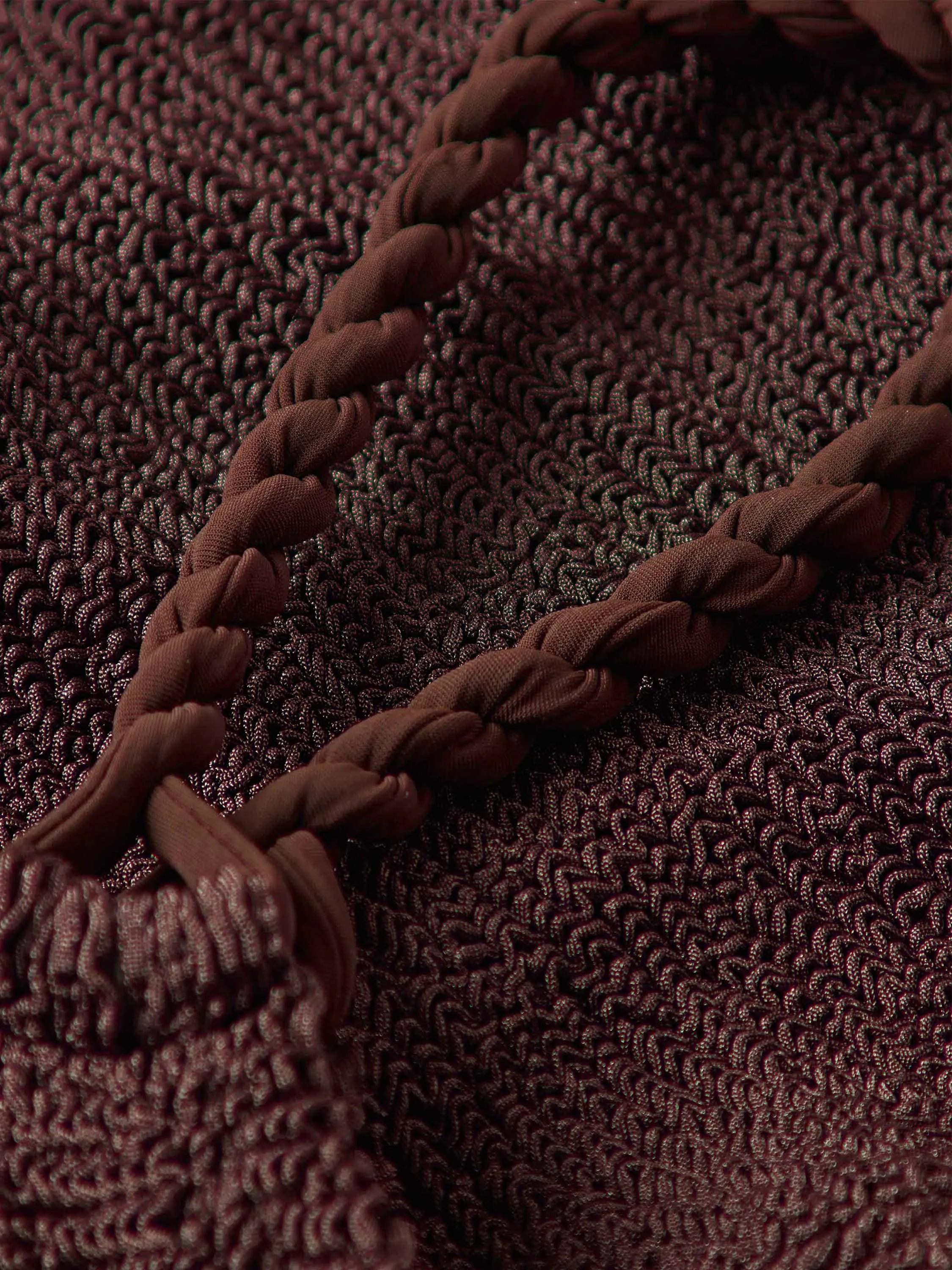 Phoebe Bikini - Metallic Chocolate sold by Hunza G product image thumbnail 2