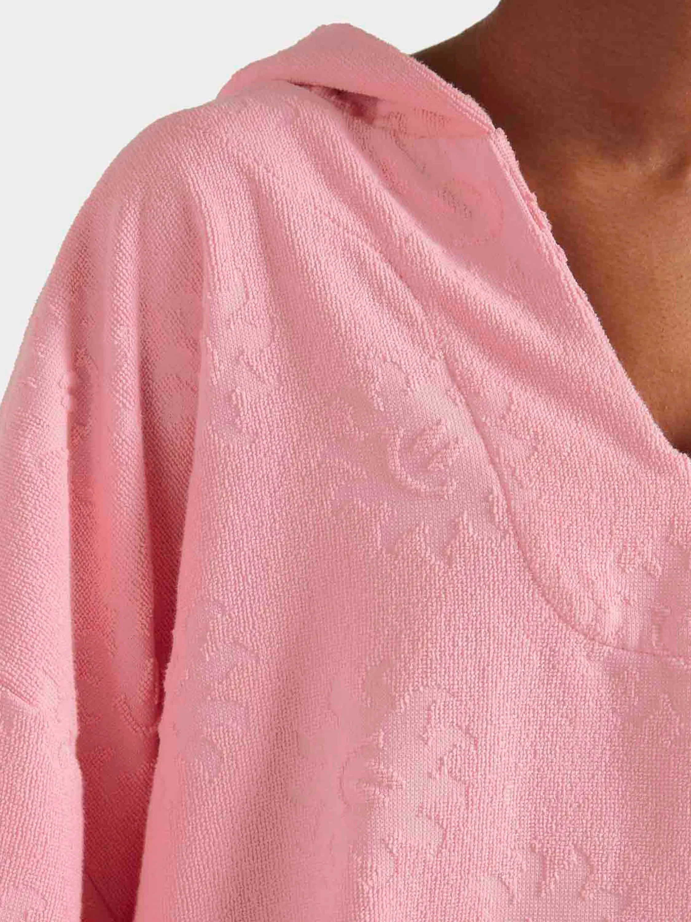 Sunny Towelling Hooded Poncho - Pink sold by Hunza G product image thumbnail 4