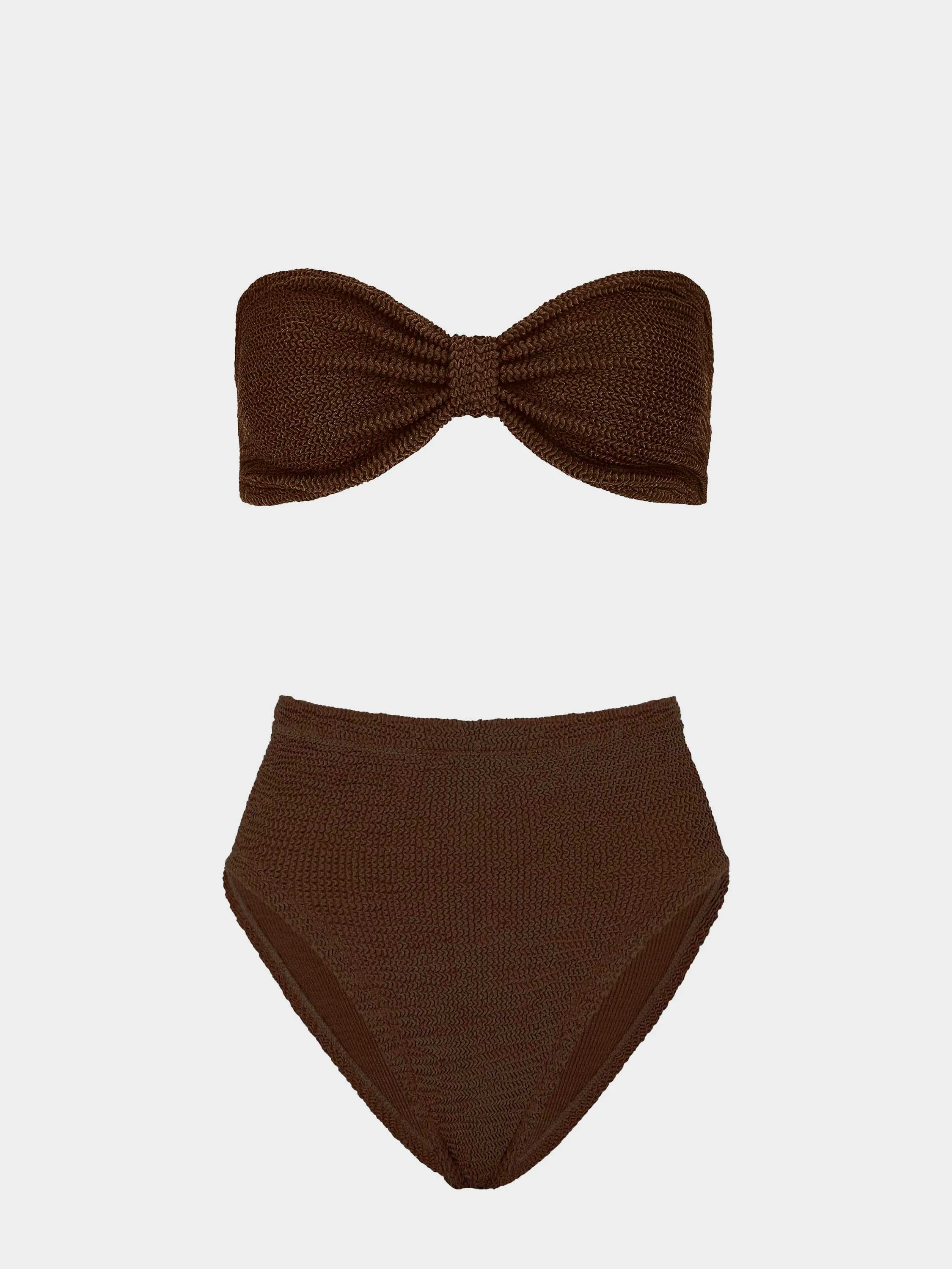 Ruby Bikini - Metallic Chocolate sold by Hunza G
