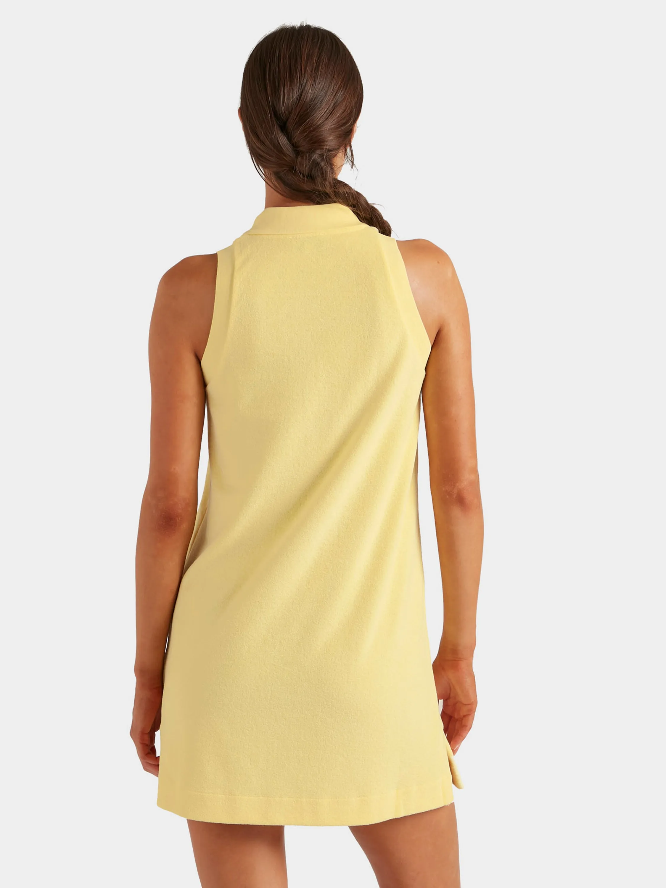 Terry Towelling Tennis Dress - Butter sold by Hunza G product image thumbnail 3