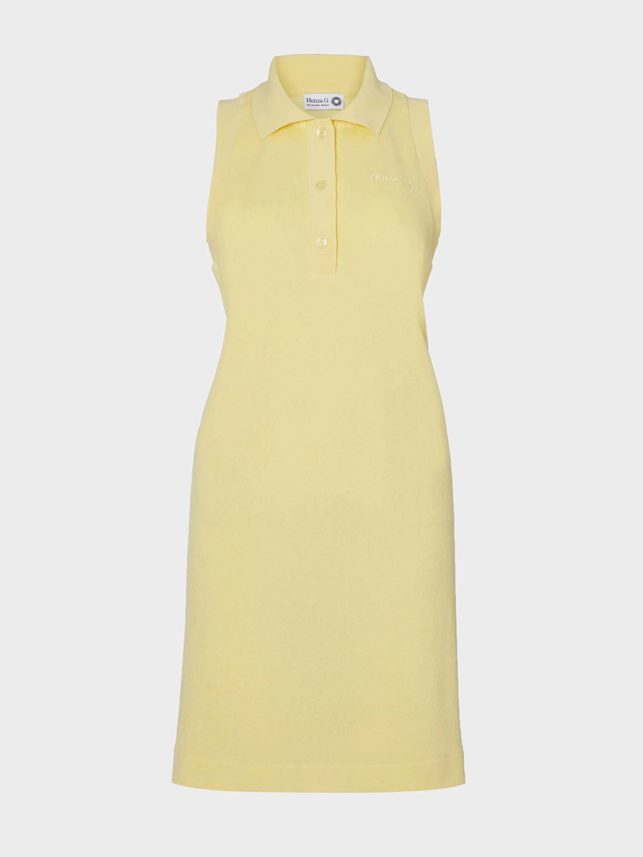 Terry Towelling Tennis Dress - Butter sold by Hunza G