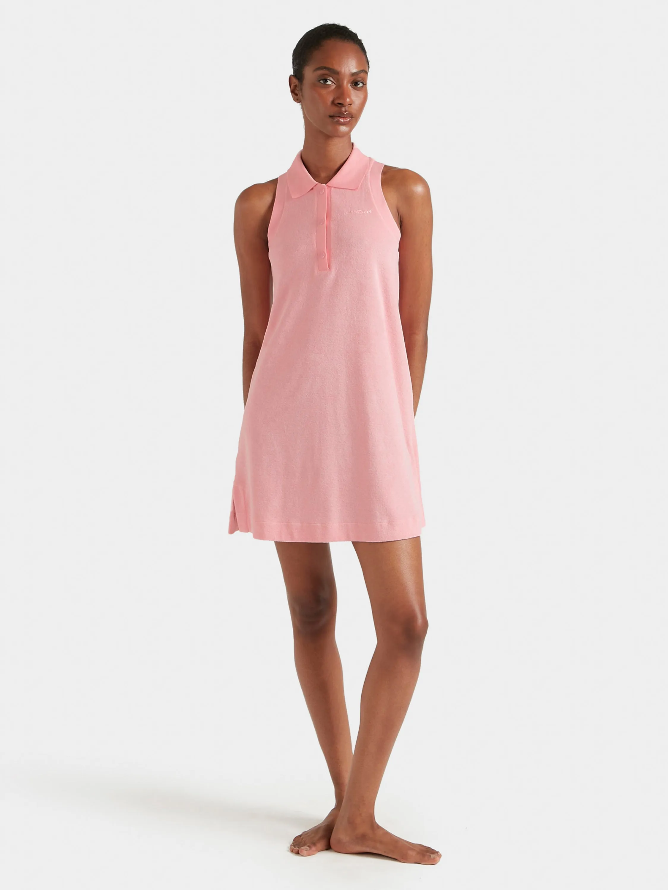 Terry Towelling Tennis Dress - Pink sold by Hunza G product image thumbnail 5