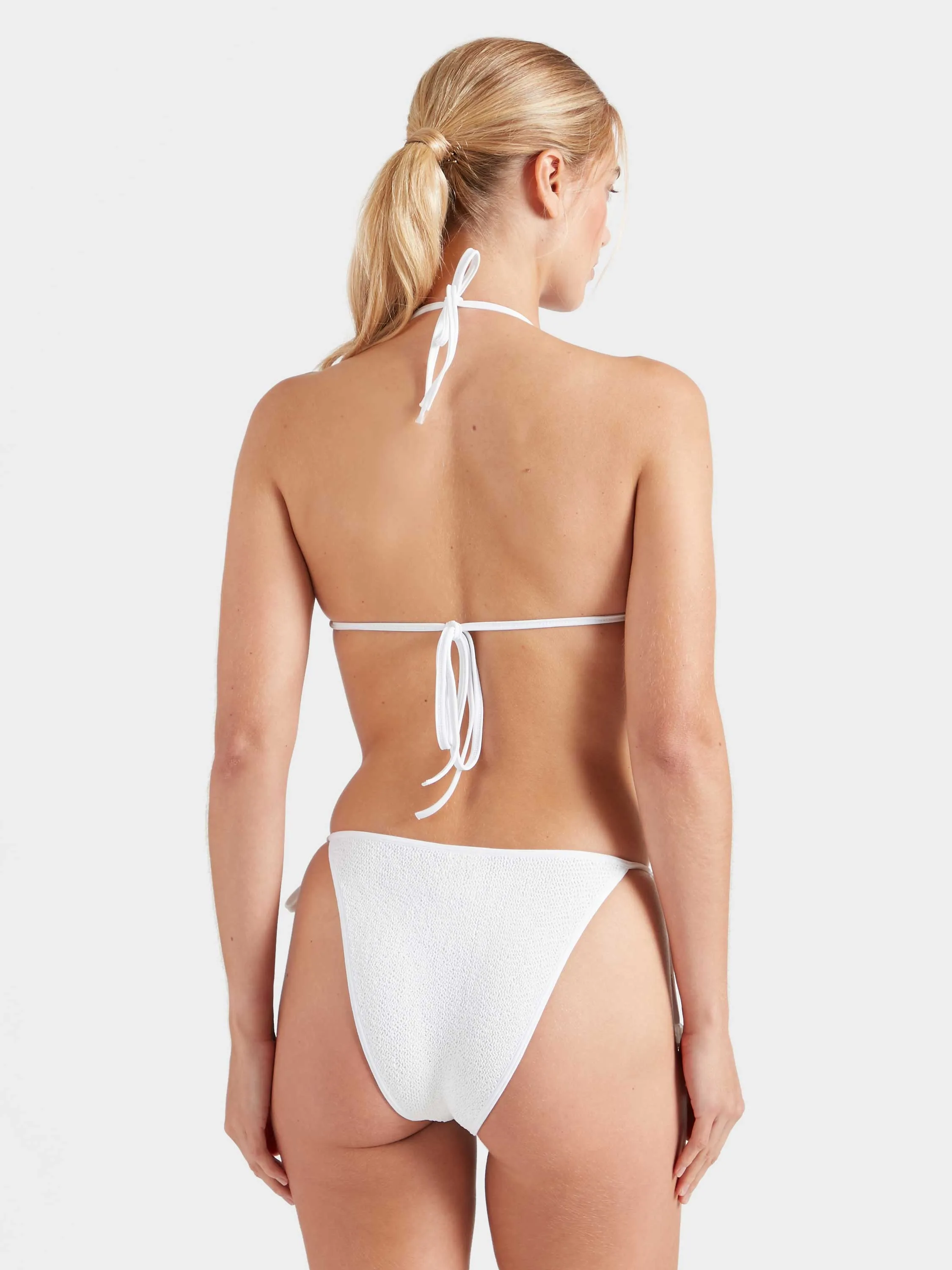 Gina Beaded Bikini - White sold by Hunza G product image thumbnail 3