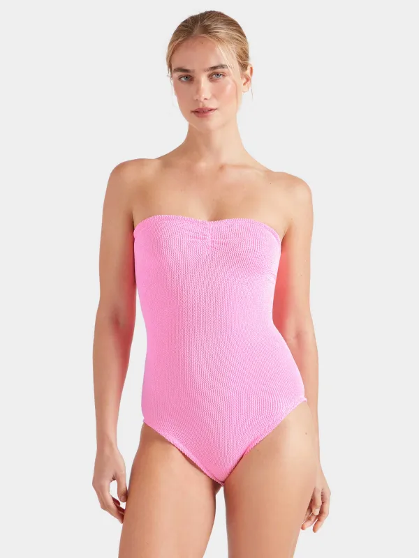 Coverage Brooke Swim - Bubblegum made by Hunza G
