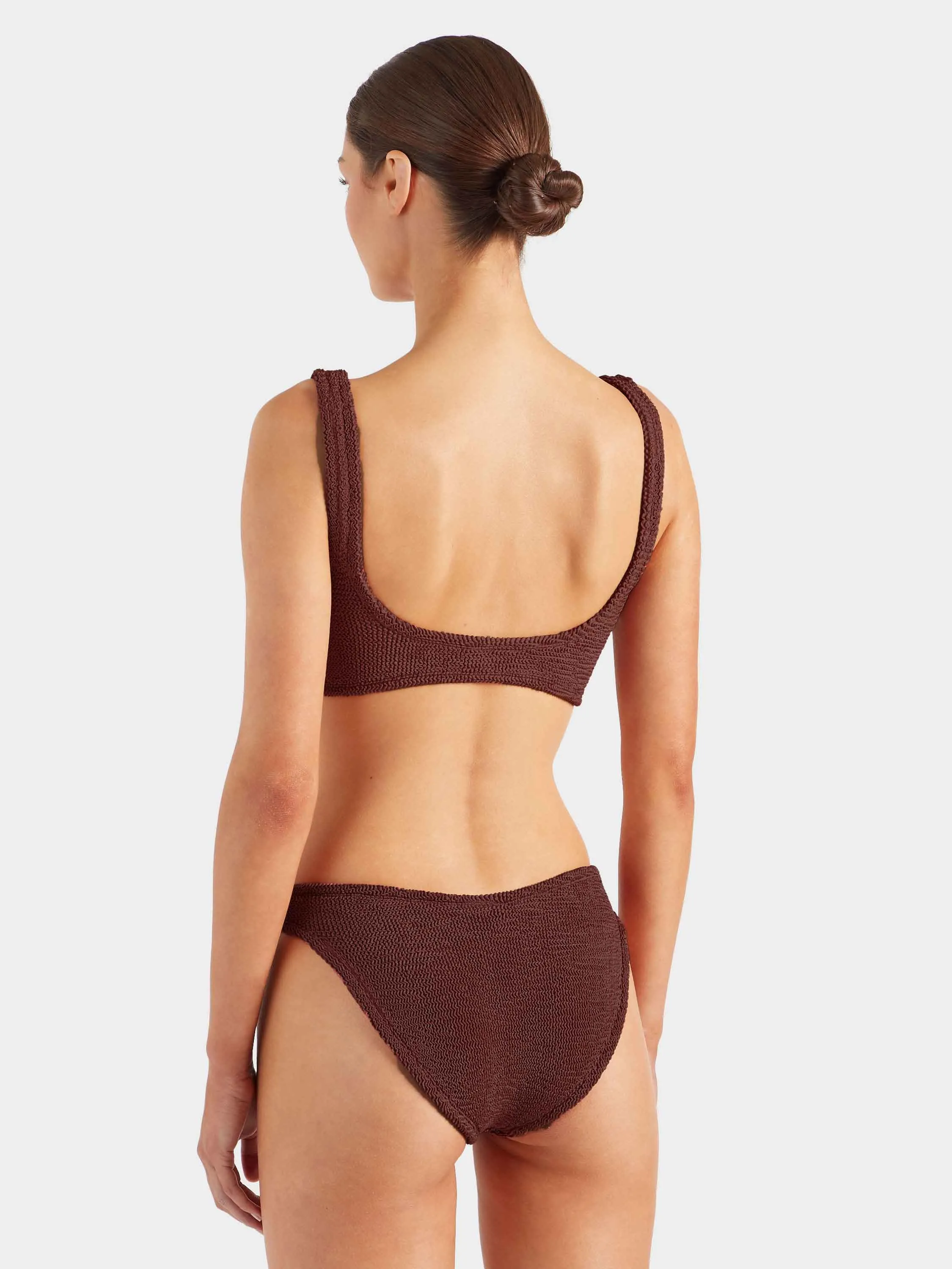 Julia Bikini - Metallic Chocolate sold by Hunza G product image thumbnail 3