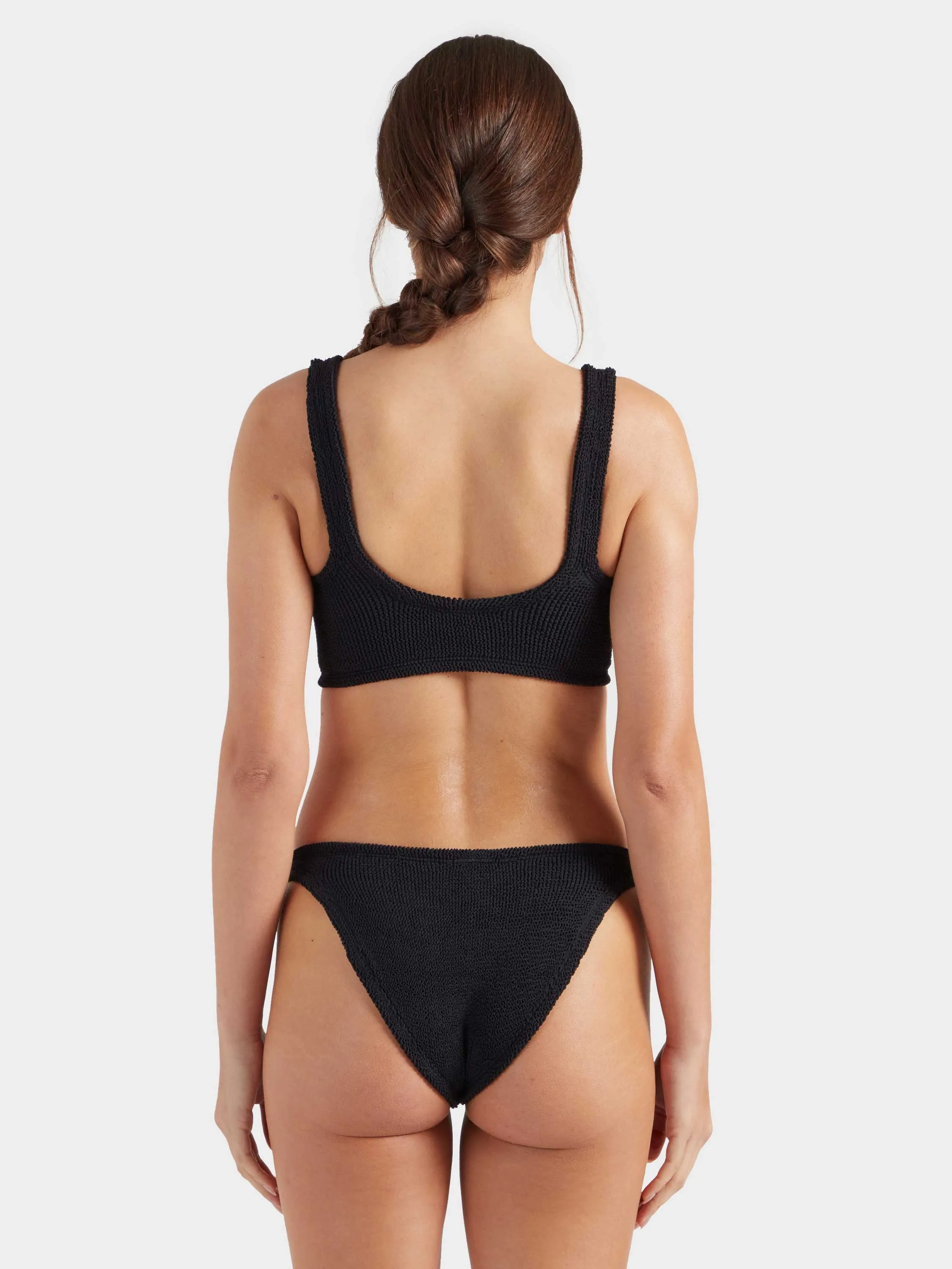 Julia With Gold Hoop Bikini - Black sold by Hunza G product image thumbnail 3