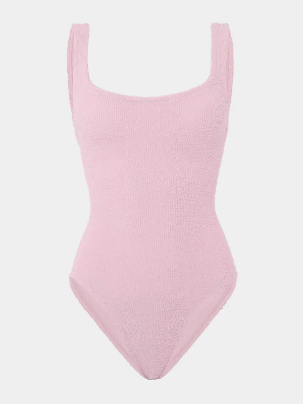 Square Neck Swim - Ballet Pink made by Hunza G